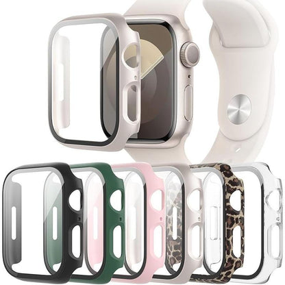 6-Pack Iwatch 40Mm Case – Ultra-Thin Hard PC Full Protective Bumper with Tempered Glass Screen Protector – Compatible with Apple Watch Series SE (2Nd Gen), 6, 5, 4 – Durable Face Cover for Everyday Use Protection Wearable