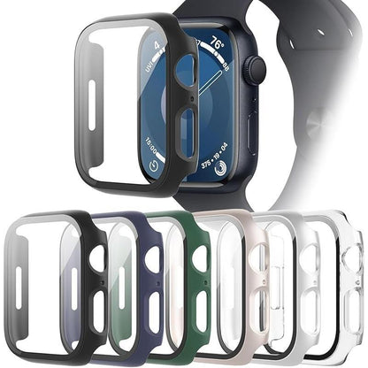 6-Pack Iwatch 40Mm Case – Ultra-Thin Hard PC Full Protective Bumper with Tempered Glass Screen Protector – Compatible with Apple Watch Series SE (2Nd Gen), 6, 5, 4 – Durable Face Cover for Everyday Use Protection Wearable